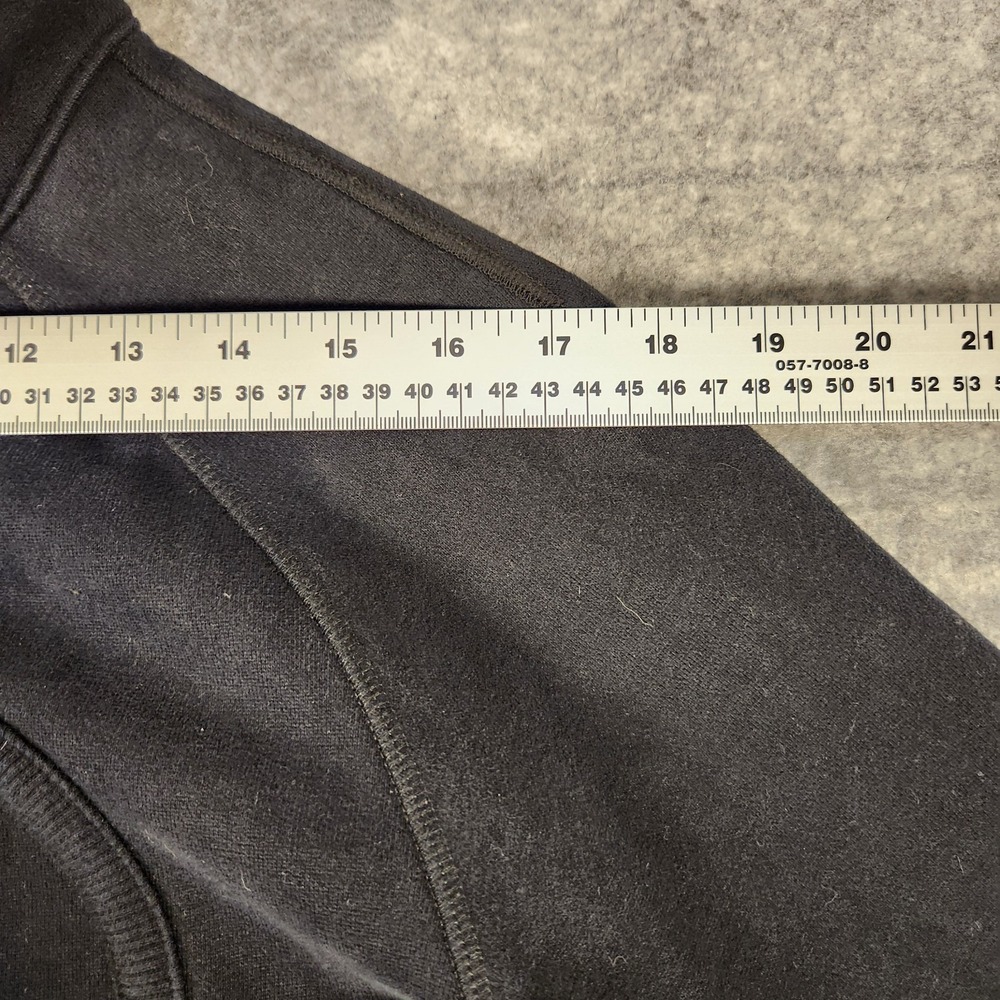 Lululemon full zip scuba hoodie black pockets Size Medium - Picture 7 of 9